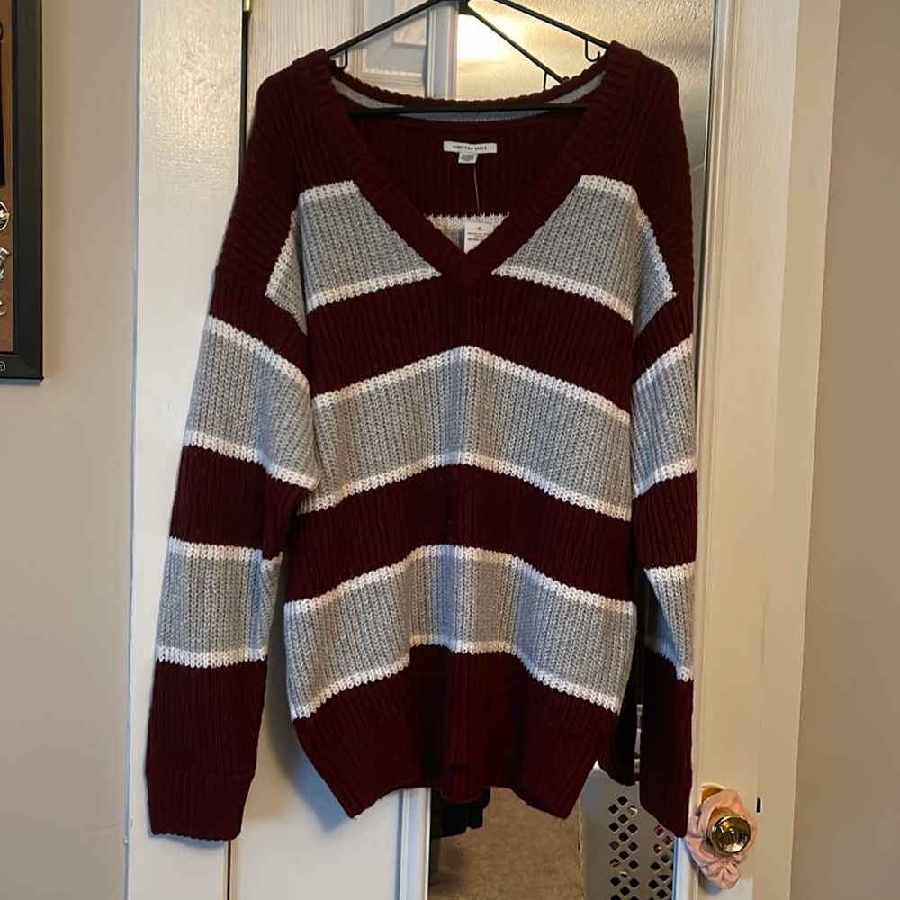 American Eagle Striped Sweater